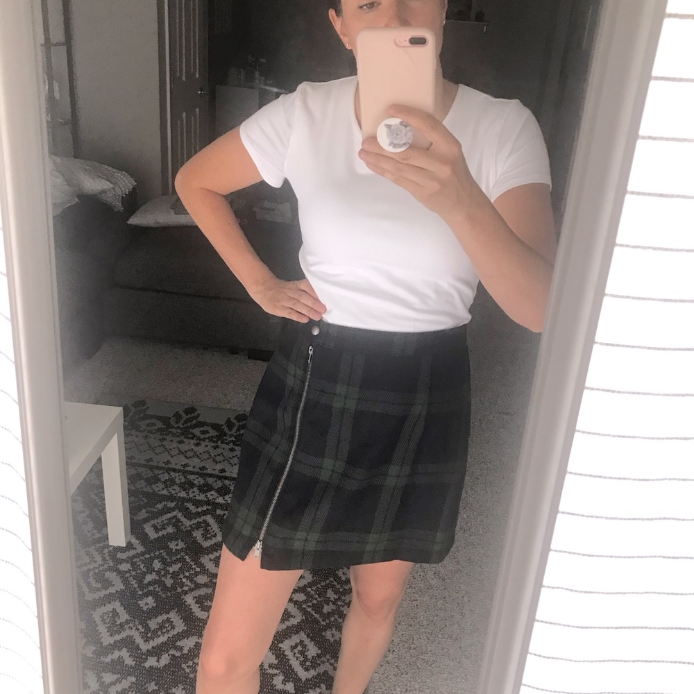 Abercrombie & Fitch plaid skirt